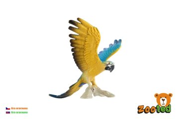Ara ararauna zooted plastika 9cm