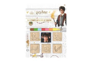 Jiri Models Znamke 5+1 z leseno blazino 5x5cm z voščenko Harryja Potterja