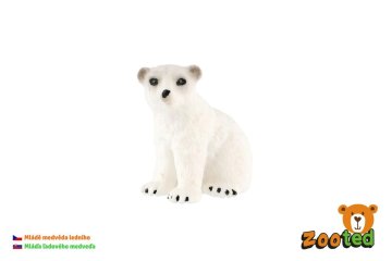 Polarni medvedek zooted plastika 4cm