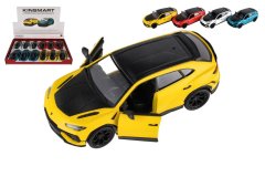 Teddies Avto Kinsmart Lamborghini Urus Performante 1:40 kovina/plast 12,5cm 4 barve na hrbtni strani - lahko izbirate med različicami ali barvami
