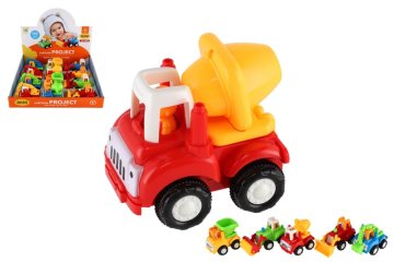 Teddies Plastika za gradnjo avtomobila 10-12cm na vztrajniku