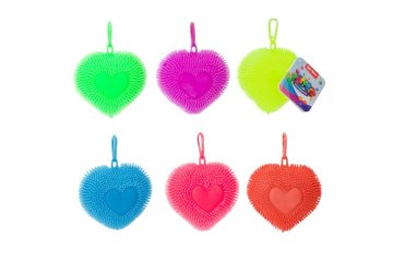 Teddies Obesek srce antistres mačka silikon 11cm