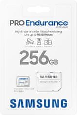 shumee Pomnilniška kartica Samsung PRO Endurance microSDXC 256GB Class 10 UHS-I U3 V30 + SD adapter (MB-MJ256KA/EU)