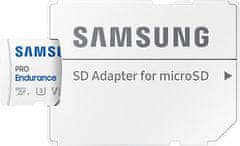 shumee Pomnilniška kartica Samsung PRO Endurance microSDXC 256GB Class 10 UHS-I U3 V30 + SD adapter (MB-MJ256KA/EU)
