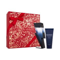 Carolina Herrera Bad Boy Cobalt Électrique darilni set parfumska voda 100 ml + gel za prhanje 100 ml za moške
