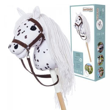 Kona Tootiny HOPPIHORSE A4 Leopard konj na palici, bel, pegast
