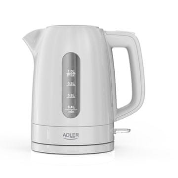 slomart Adler AD 1380WH čajnik 1,0l beli