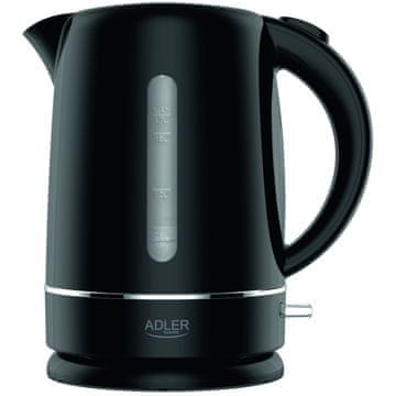 slomart Adler AD 1385b električni kuhalnik vode, 1.7L, črn