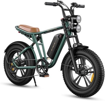 Engwe M20 Električno kolo aluminij baterija 48 v 13 ah navor 55 nm najvišja hitrost 25 km/h pnevmatike 20x4.0 mehanske zavore 160 mm Shimano 7 LED senzor