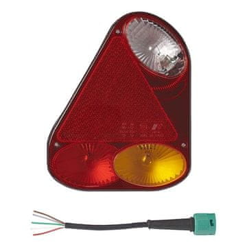 Northix Zadnja luč s 5 funkcijami 218x174 mm desni Q-deli