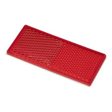 Northix Reflektor rdeč 82x36mm samolepilni