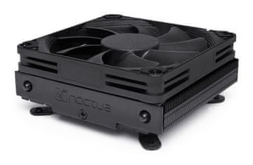 Noctua NH-L9i-17xx chromax.black CPU hladilnik (nizkoprofilni hladilnik, 92 mm, PWM, LGA1700, črna izvedba) (NH-L9I-17XX CH.BK)