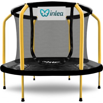 Inlea ULTIMATE jump trampolin 150 cm z notranjo zaščitno mrežo - črna