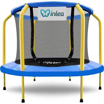 Inlea ULTIMATE jump trampolin 150 cm z notranjo zaščitno mrežo - modra