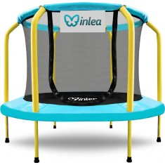 Inlea ULTIMATE jump trampolin 150 cm z notranjo zaščitno mrežo - svetlo modra