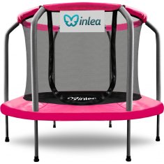 Inlea ULTIMATE jump trampolin 150 cm z notranjo zaščitno mrežo - roza