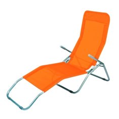 Inlea vrtni ležalnik SOLIS - oranžen