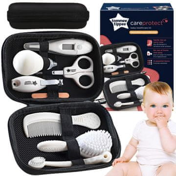 Tommee Tippee Tommee Tippee Care Protect POPOLN Komplet za nego dojenčkov V ETUIJU, 9 dodatkov
