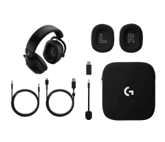 Logitech Pro X 3 LIGHTSPEED slušalke, brezžične, črne (981-001740)