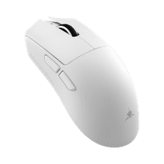 White Shark brezžična gaming miška AGAMEMNON, 30.000 DPI/8.000 Hz, bela