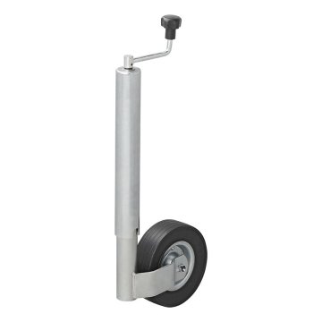 Northix Jockey kolo 60mm kovinsko platišče s pnevmatiko iz polne gume 220x65mm