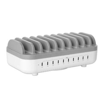 Manhattan 10-Port USB-C 200W polnilna postaja