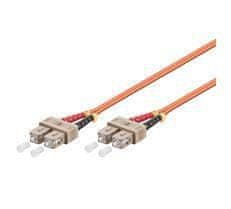 MicroConnect Patch Kabel - SC/UPC-SC/UPC 1m OM2 Optični, Multimode, Duplex, oranžna