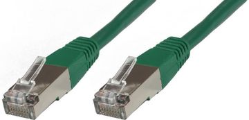 MicroConnect Kabel F/UTP CAT6 0.25m Zelen LSZH