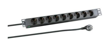 MicroConnect Razdelilnik 8x 19" Patch panel 1U 3m