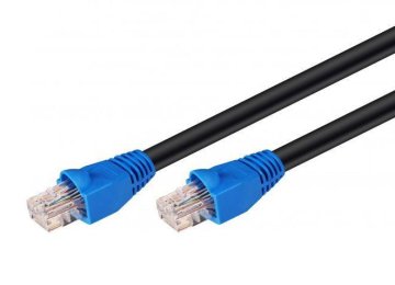 MicroConnect Kabel Cat6 U/UTP zunanji 0,5m črn