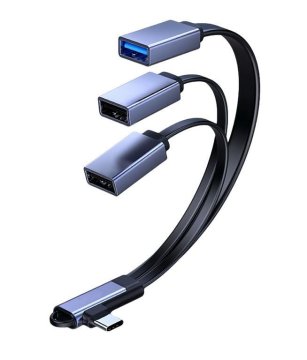 MicroConnect USB-C adapter na 3x USB-A USB2.0 + USB2.0 + USB3.0