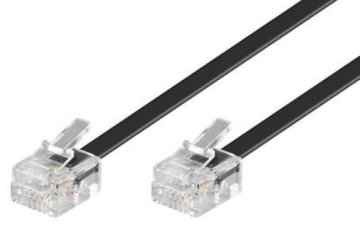 MicroConnect Modular Kabel RJ11 6P/4C 6m ploščat