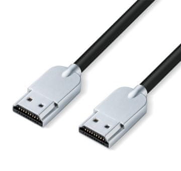 MicroConnect Premium HDMI 2.0 Super Slim 0,5m Črn