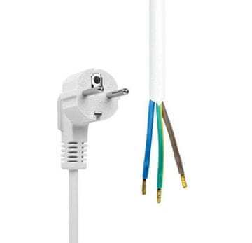 MicroConnect Schuko kabel Open End 5m, bel