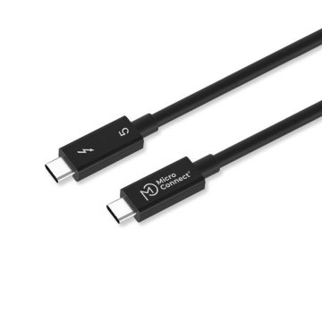 MicroConnect Premium Thunderbolt 5 kabel, 0,5m 240W, 80Gbps, 16K60Hz