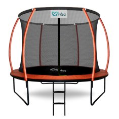 Inlea ULTIMATE jump trampolin 305 cm z notranjo zaščitno mrežo - oranžna
