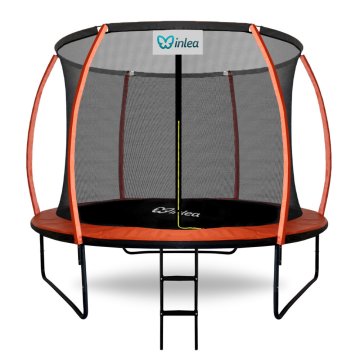 Inlea ULTIMATE jump trampolin 305 cm z notranjo zaščitno mrežo - oranžna