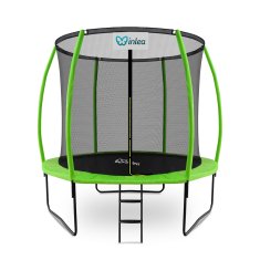 Inlea ULTIMATE jump trampolin 250 cm z notranjo zaščitno mrežo - svetlo zelena