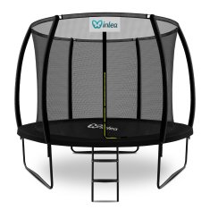 Inlea ULTIMATE jump trampolin z notranjo varnostno mrežo 305 cm - črn