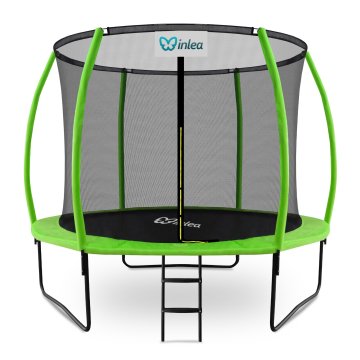 Inlea ULTIMATE jump trampolin 305 cm z notranjo zaščitno mrežo - svetlo zelena