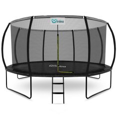 Inlea ULTIMATE jump trampolin 430 cm z notranjo zaščitno mrežo - črna
