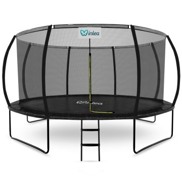 Inlea ULTIMATE jump trampolin 430 cm z notranjo zaščitno mrežo - črna