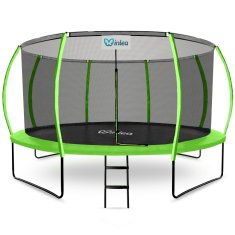 Inlea ULTIMATE jump trampolin 430 cm z notranjo zaščitno mrežo - svetlo zelena