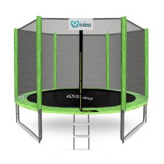 Inlea PREMIUM jump trampolin 305 cm z zunanjo zaščitno mrežo - svetlozelena
