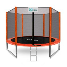 Inlea PREMIUM jump trampolin 305 cm z zunanjo zaščitno mrežo - oranžna