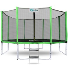 Inlea PREMIUM jump trampolin 366 cm z zunanjo zaščitno mrežo - svetlozelena