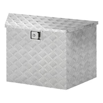 Northix Škatla za orodje prikolice aluminijasta za pritrditev na oje 830/540 x 360 x H490 mm
