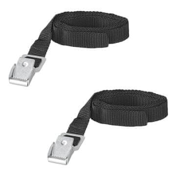 Northix Trakovi za zapenjanje s kovinsko zaponko 18mm-100cm - komplet 2 kosa