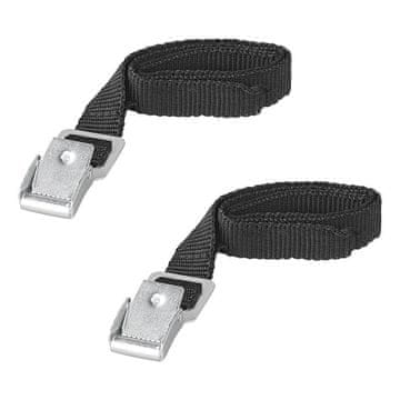 Northix Trakovi za zapenjanje s kovinsko zaponko 18mm-50cm - komplet 2 kosa