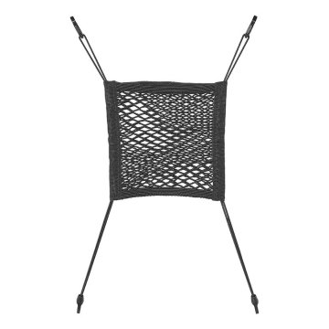 Northix Mreža za shranjevanje elastična 26x28cm dvojna s plastičnimi kavlji NS-7